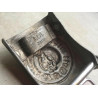 GERMAN WW2 death head totenkopf Panzer SKULL GOT MITT UNS BELT BUCKLE RZM MARKED