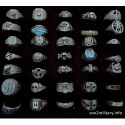 WW2 Silver Rings 800 Viking Panzer Div SS Wermacht Set 1