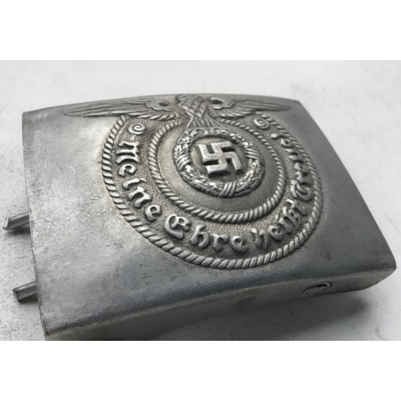 Aluminum Waffen-SS Belt Buckle – RZM 34/12