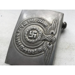 Aluminum Waffen-SS Belt Buckle – RZM 34/12