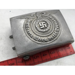 Aluminum Waffen-SS Belt Buckle – RZM 34/12