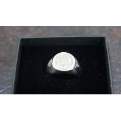 GERMAN WWII Third Reich PURE 925 SILVER Herman GORING Reichmarshal Signed RING Size 11