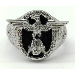 Ceremonial SS Honor Eagle Death Ring Size 10