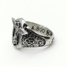 Ceremonial SS Honor Eagle Death Ring Size 10