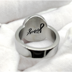 Third Reich Paratrooper Ring Silver Color A800 Size 8