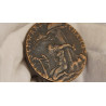 1920 French MEDALLION: "Black Shame" "Watch on the Rhine" WWI, Karl Goetz Coin