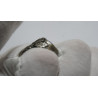 GERMAN WWII LUFTWAFFE PILOT SILVER ENAMELED RING Size  11